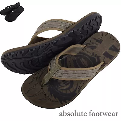 £21.49 • Buy Mens Gents Easy Slip On Toe Post Summer Holiday Beach Flip Flop Sandals