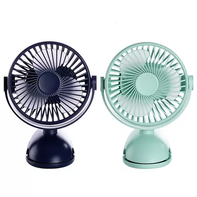 $34.95 • Buy Portable Mini Fan Travel Rechargeable USB Clip On Desk Bed Fan Pram Cot Car