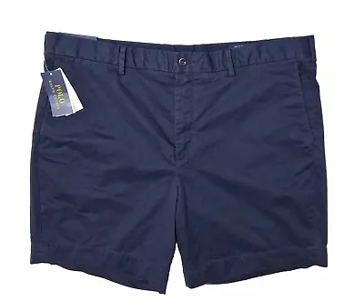 Polo Ralph Lauren Newport Shorts Size W40  L8  Mens Navy Blue Chino Zip Fly  • £20