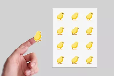 24 X Cute Easter Chicks Stickers Party Favour Bag Sticker Decals Stickers  • £4.28