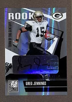 2006 Elite #154 Greg Jennings Turn Of The Century Auto RC /100 • $21.99