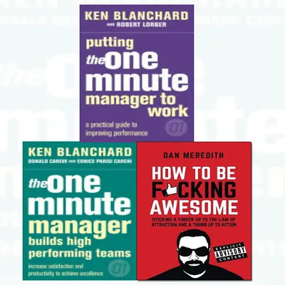 Putting The One MinuteHow To Be F*cking 3 Books Collection Pack Set Builds High • £22.99