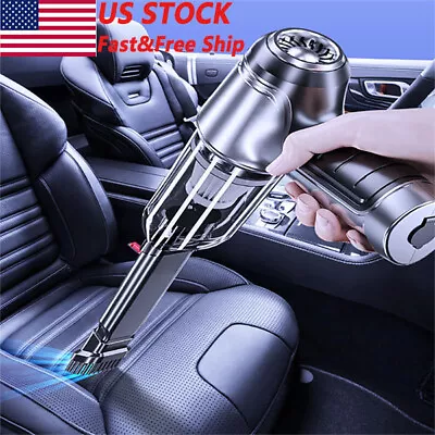 3 In 1 Upgrade Car Vacuum Cleaner Air Blower Wireless Handheld Rechargeable Mini • $18.98