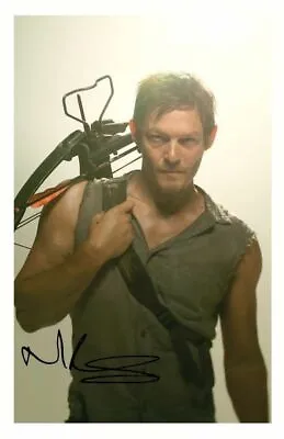 Norman Reedus - The Walking Dead Autograph Signed Photo Poster Print • £6.89