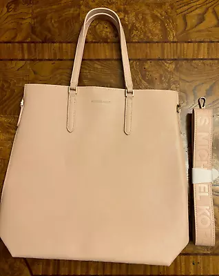 Michael Kors Pink Tote Crossbody Shopper Travel Handbag Fragrance Gift Bag • $54.99