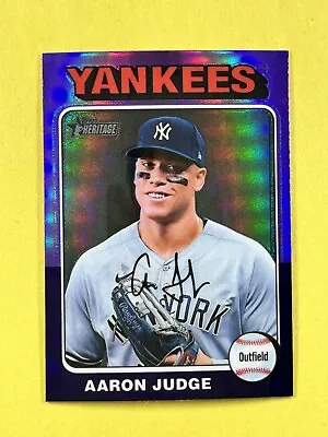 2024 Topps Heritage Parallels Chrome Blue Sparkle Purple Chrome White Border • $3.99