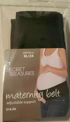 Secret Treasures Maternity Waist Belt Adjustable Support Black M/L-XL/2X-3X/4X • $7.79