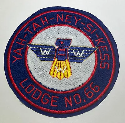 OA Lodge 66 Yah-Tah-Hey-Si-Kess Chenille New Mexico Round  Boy Scout RC3 • $24.39