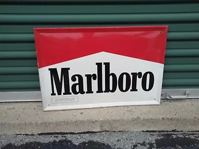 Vintage Marlboro Metal Sign Authentic  Store Display Sign • $49