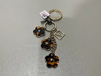 Victoria's Secret Keychain/Purse Charm Key Ring - Tortoise Blooms • $14.99