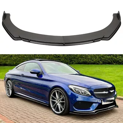 Carbon Fiber Front Bumper Lip Chip Spoiler Splitter For Mercedes Benz W205 W211 • $99.59