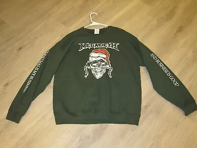 Original Authentic Megadeth  Christmas Sweater   Christmas Is My Business...  • $20