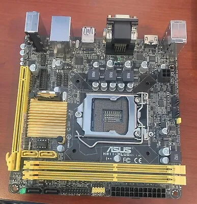 ASUS H81I-PLUS Mini-ITX Motherboard Intel H81 Chipset LGA1150 DDR3 SATA3 HDMI • $64.99