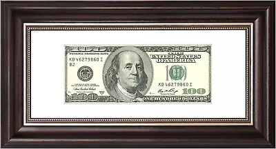 Paper Money Holder Dollar Bill Display Currency Frame Easel Stand & Wall Hanger • $24.99