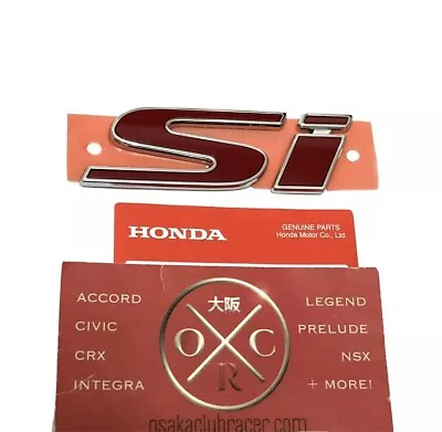 New OEM 2014-15 Honda Civic Si Coupe Front Grille Emblem Badge Genuine FG4  • $54.44