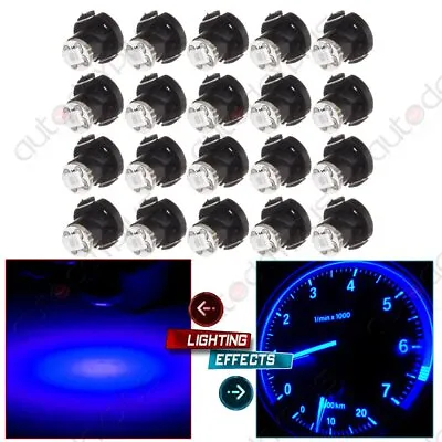 20Pcs T4/T4.2 Neo Wedge LED Dash HVAC Climate Control Lights Bulbs Blue For Ford • $9.68