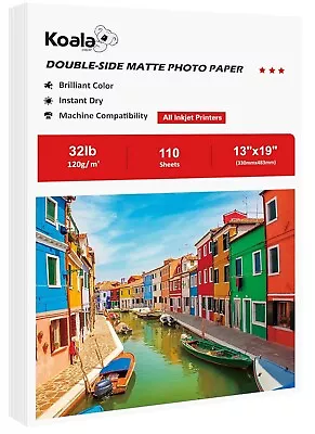 13x19 11x17 Sheets Koala Double Sided Matte Photo Paper 32lb Inkjet Printer 120g • $30