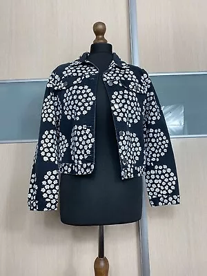 Vintage Marimekko Mika Piirainen Casual Floral Long Sleeve Jacket Size 36 / S • $97.99