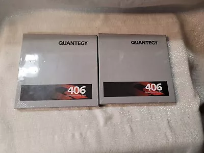 2-Quantegy 406 Audio Mastering Tape - 1/4  X 1200 SEALED Reel To Reel 7’ • $40