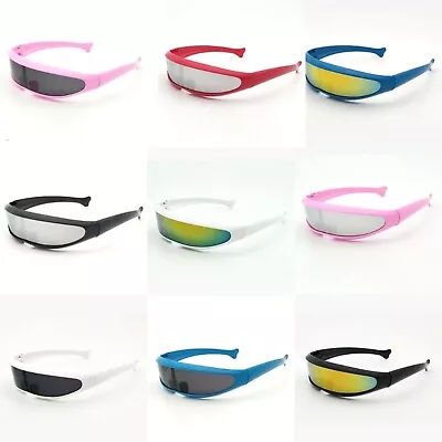 Futuristic Cyclops Glasses Future Lens Party Tech Rave DJ Festival Cool Costume  • $19.95