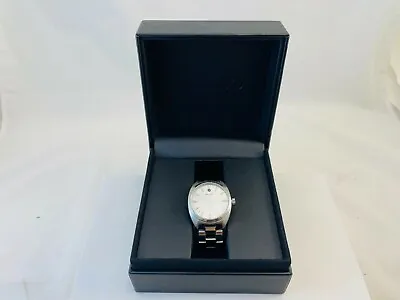 Movado Men's Datron Silver Automatic Watch Swiss Made With Boxes & Booklet - Wor • $703.63