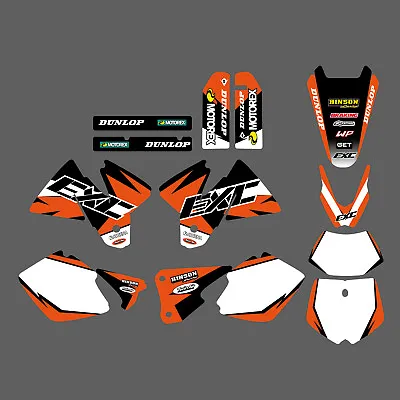 MX Graphics Decals Stickers For KTM 125 200 250 300 380 400 EXC 1998 1999 2000 • $59.99