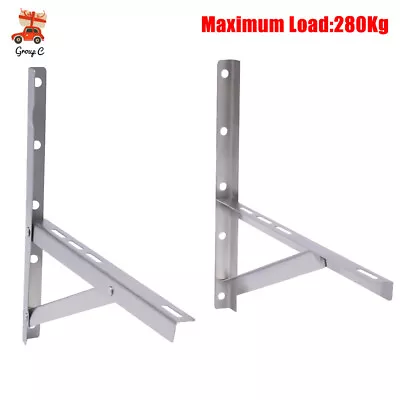 2x Wall Mounting Bracket Stainless Steel For Outdoor Mini Split Air Conditioner • $25.65