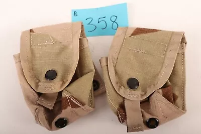 Desert Camo Molle Hand Grenade Pouch  Desert Storm Era • $24