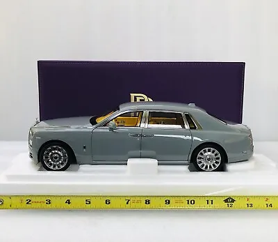 1/18 Rolls-Royce Phantom VIII Burnout Grey Dealer Edition Diecast Limit Edition • $495