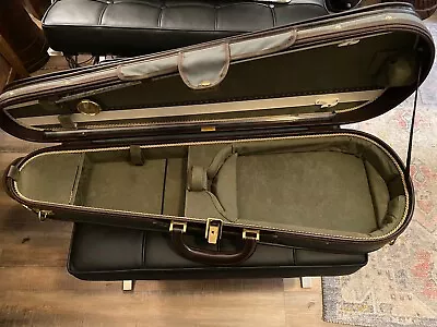 Musafia Superleggero Royale Dart-Shaped Violin Case Sage • $150