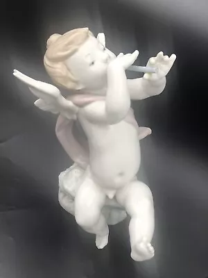 LLADRO Cupid Playing Flute Large Figurine Broken Flute #4154 - I1 • $59.90