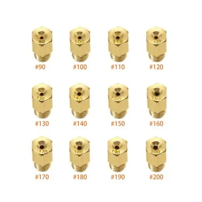 12x For Mikuni Carburetor VM22 VM24 VM26 VM30 90/ 100/ 110-200 Carb Main Jet Kit • £7.22