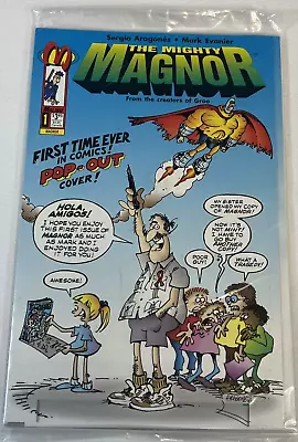 The Mighty Magnor #1 Sealed Pop-Out Cover Sergio Aragones Malibu Comics VTG 1993 • $12.78