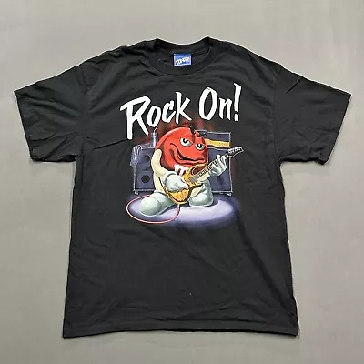 M&M’s Brand Red Candy Rock On! T-Shirt Adult Size XL • $19.99