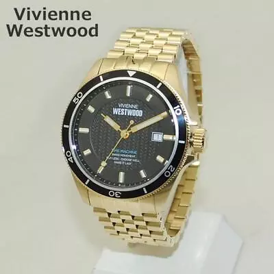 Vivienne Westwood Wrist Watch VV181BKGD Black Gold Breath Men's Men • $273.13