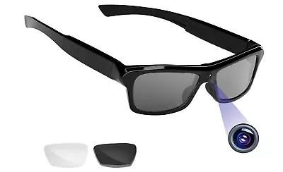 Camera Glasses 2k Spy Glasses With Audio And Video Recording Free 16gb Sd Card • $29.99