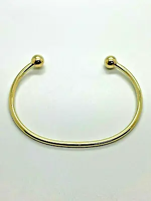 9ct Yellow Solid Gold Torque Bangle – 3.0mm - CHEAPEST ON EBAY • £499