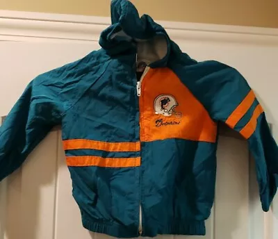 Vintage NFL Miami Dolphins Toddler 3T Windbreaker Stitched • $17.99