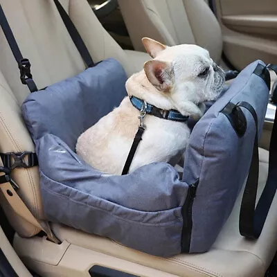 Small Medium Dog Car Seat Waterproof Dog Travel Booster Seat Safety Detachable • $26.99