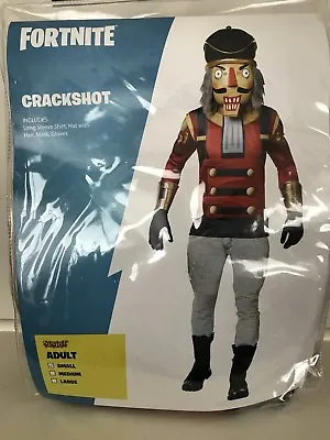 Fortnite Crackshot Adult Size Small S Halloween Costume In Hand Nutcracker • $109.99