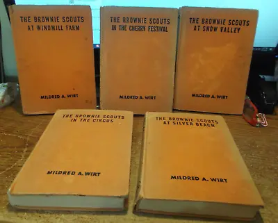 The Brownie Scouts Books (Lot Of 5) 1950s - HC - Mildred Wirt • $45