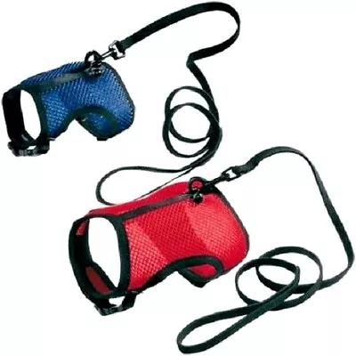£6.99 • Buy PET HARNESS & LEASH - Walk Vest Safety Lead Animal Rabbit Ferret Cat Bp PawMits 