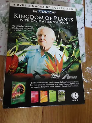 4 Dvds Magazine Collection Kingdom Of Plants David Attenborough Sky Atlantic Hd • £6