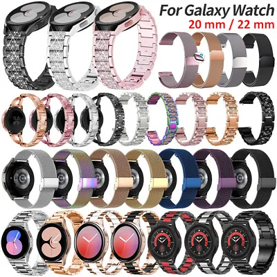 Metal Wrist Band Strap For Samsung Galaxy Watch 5 40 44mm/ 4 42/46mm | 3 41/45mm • $12.89