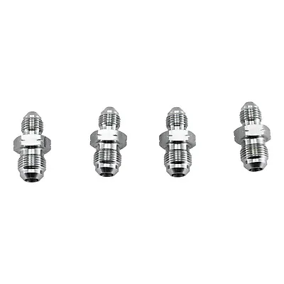 4x -3 AN Male To M12X1.0 Metric Stainless Steel Brake Car Fittings Adapter • $8.99