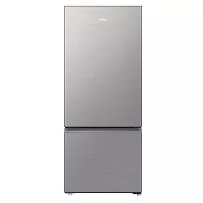 Haier Refrigerator Freezer 70cm 433L Bottom Freezer Satina HRF420BS • $899