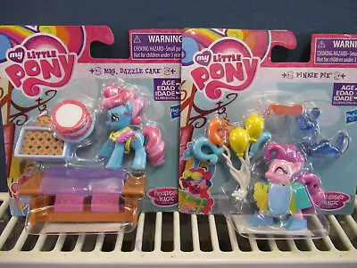 My Little Pony Pinkie Pie & Mrs Dazzle Cake - Friendship Magic Story Pack - Both • £9.99