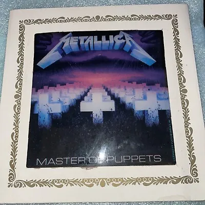 Vintage Metallica Master Of Puppets Carnival Glass Excellent Condition (1986) • $69.99