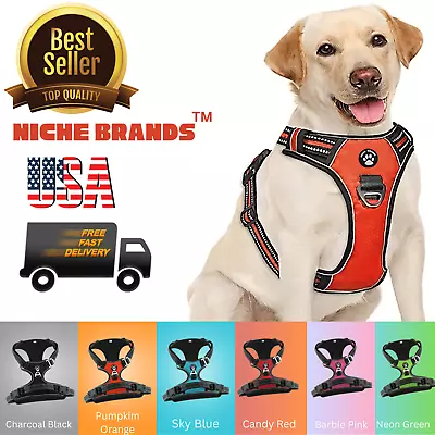 NicheBrands No Pull Dog Pet Harness Reflective Adjustable Vest No Choke 2024 • $22.99