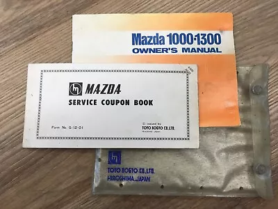 Mazda 1000 1300 Ute Pick Up Owner's Manual & Service Coupon Book Original • $100
